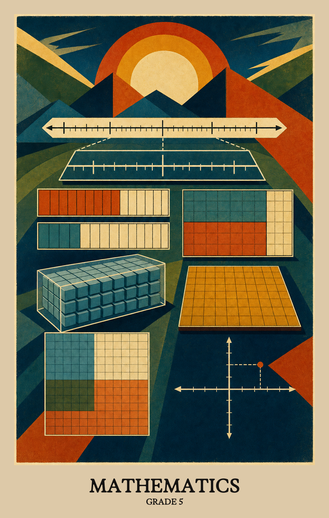 Illustration of what students learn in Grade 5 Mathematics