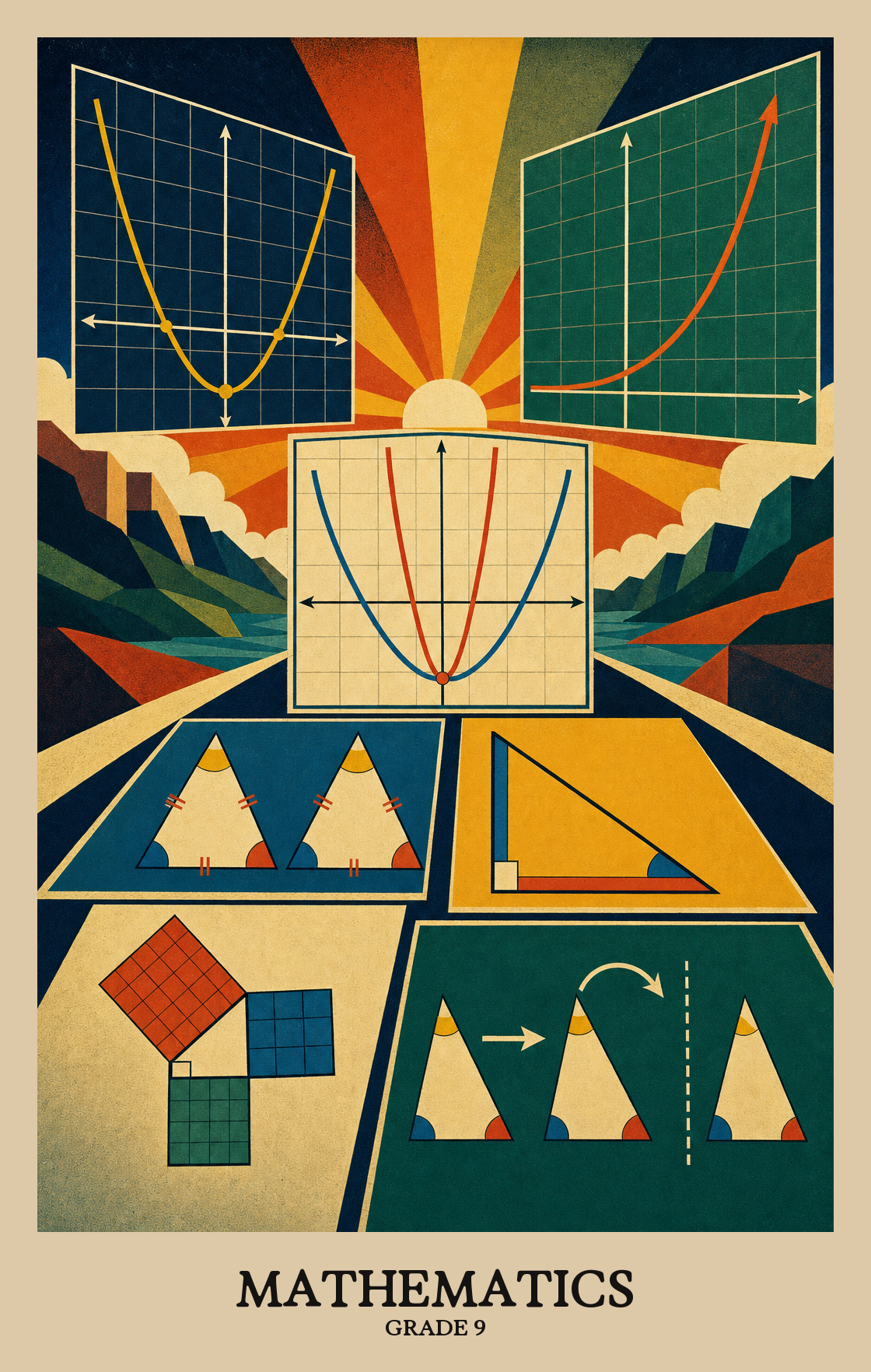 Illustration of what students learn in Grade 9 Mathematics